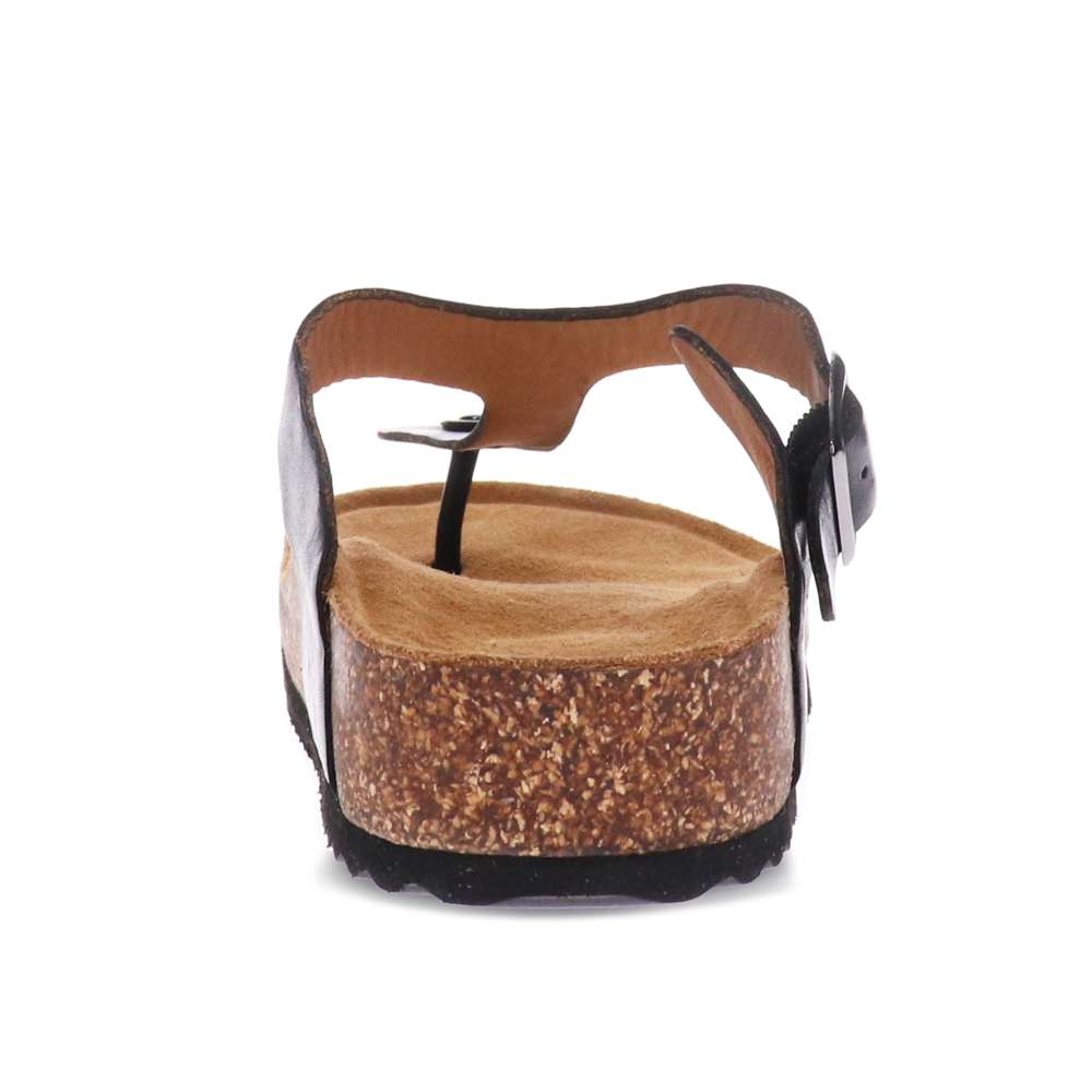 Brooke Toe Post Sandal - Black