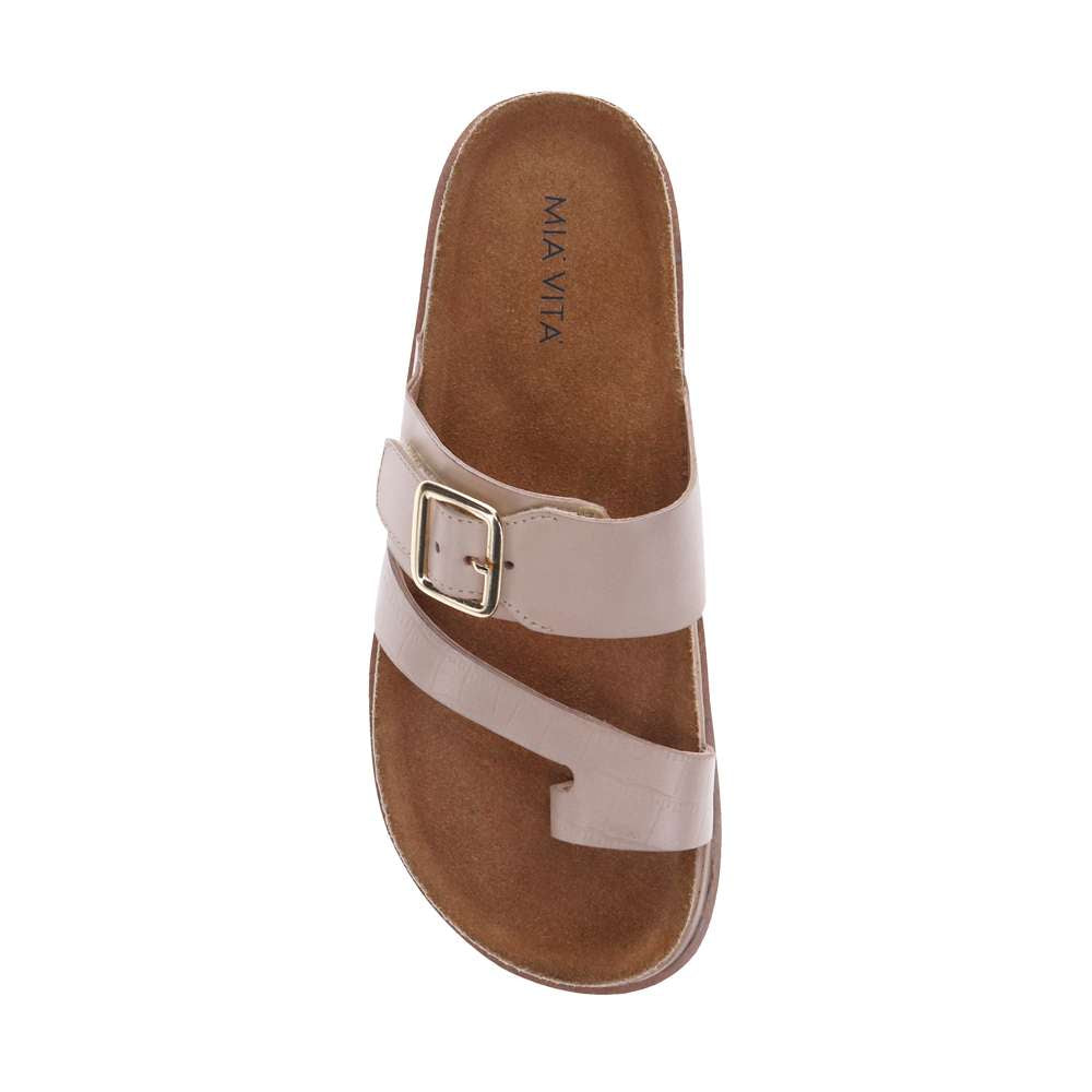 Serena Slide Sandal - Beige