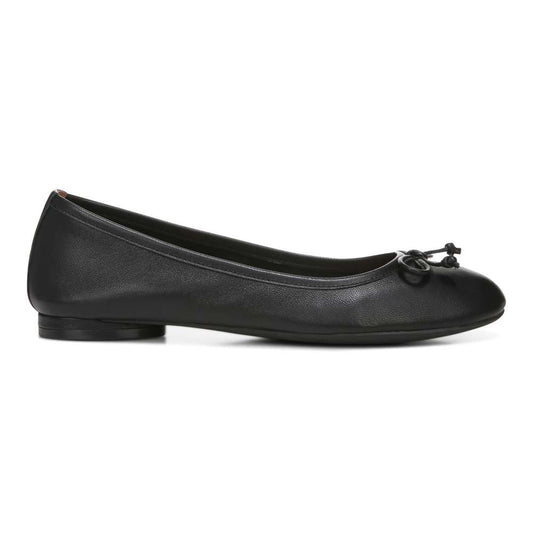 Callisto Flat - Black Nappa