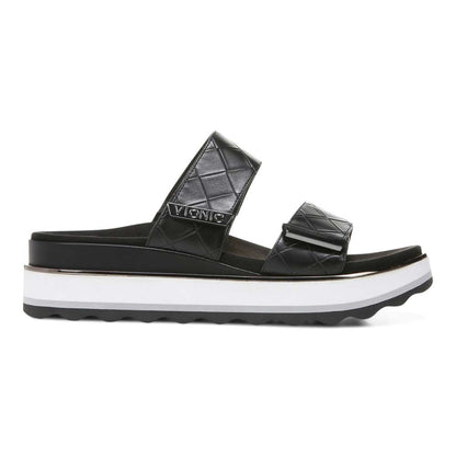 Brandie Flatform Slide Sandal - Black