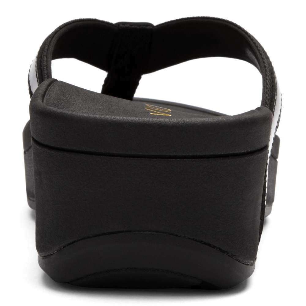 High Tide Platform Sandal - Black