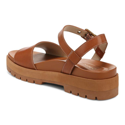 Jamie Flatform Lug Sandal - Tan