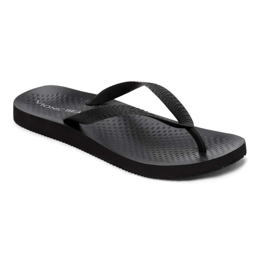 Beach Manly Toe Post Sandal - Black