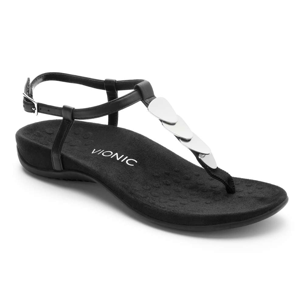 Miami T-Strap Sandal - Black