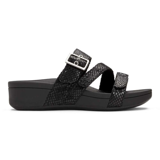 Rio Platform Sandal - Black Snake