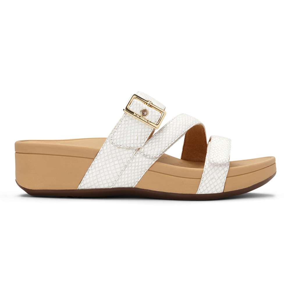 Rio Platform Sandal - White Snake