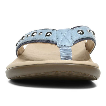 Vanessa Toe Post Sandal - Light Blue