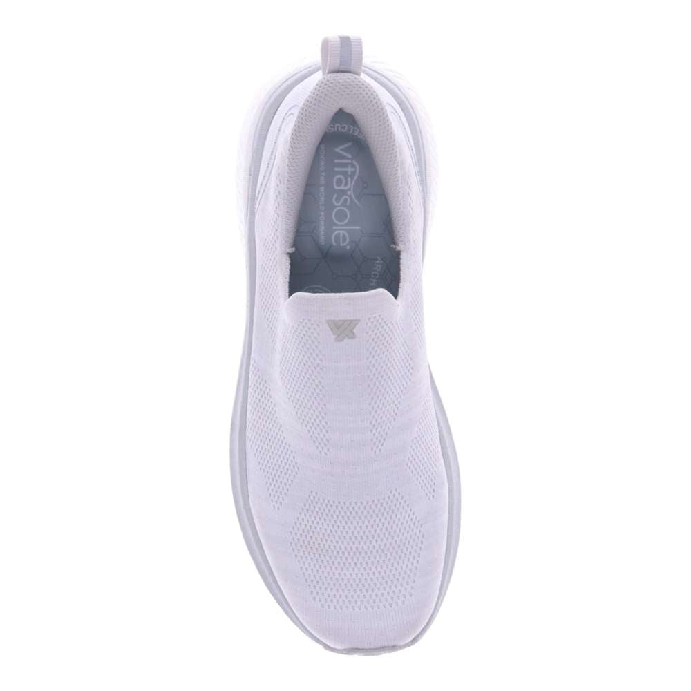 Agility Slip-On Active Sneaker - White/Light Grey