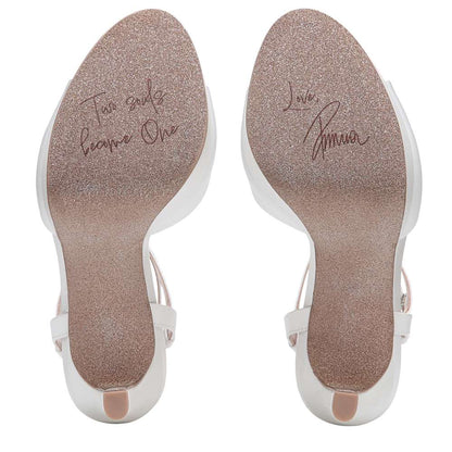 Ai Dress Sandal - Silk White Satin