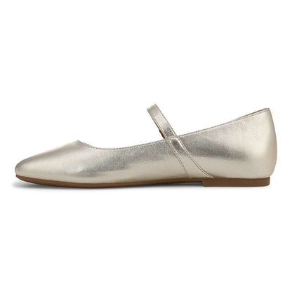 Alameda Mary-Jane Flat - Gold