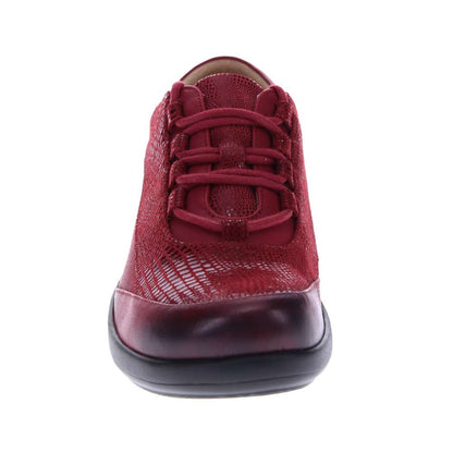 Alberta Lace-Up Casual Sneaker - Cherry Lizard