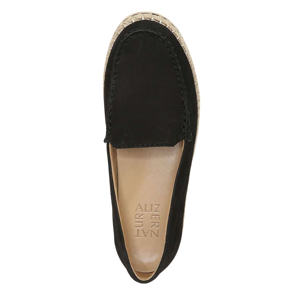Alexa Espadrille Loafer - Black