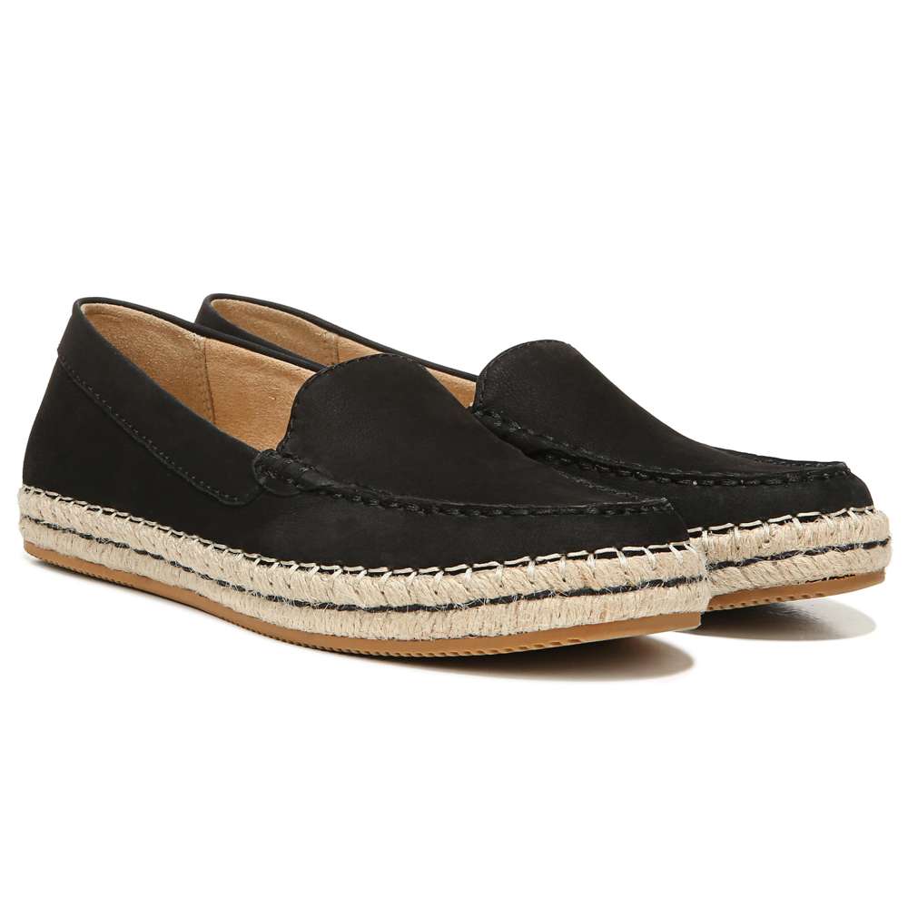 Alexa Espadrille Loafer - Black