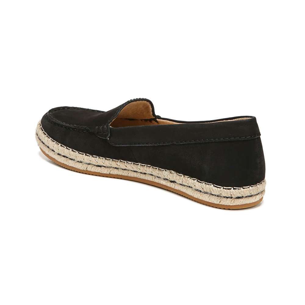 Alexa Espadrille Loafer - Black