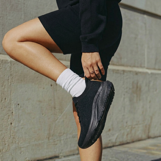 Lifestyle image for Allure Lace-Up Active Sneaker - Black