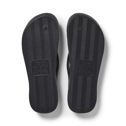 Arch Support Thongs - Black