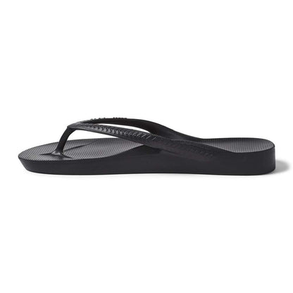 Arch Support Thongs - Black