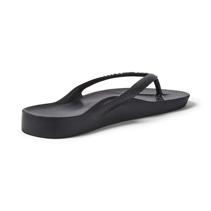 Arch Support Thongs - Black