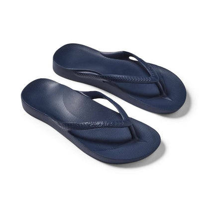 Arch Support Thongs - Navy