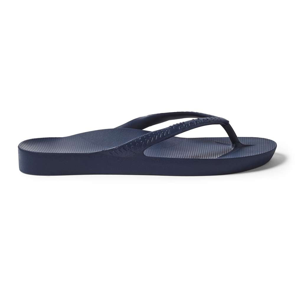 Arch Support Thongs - Navy