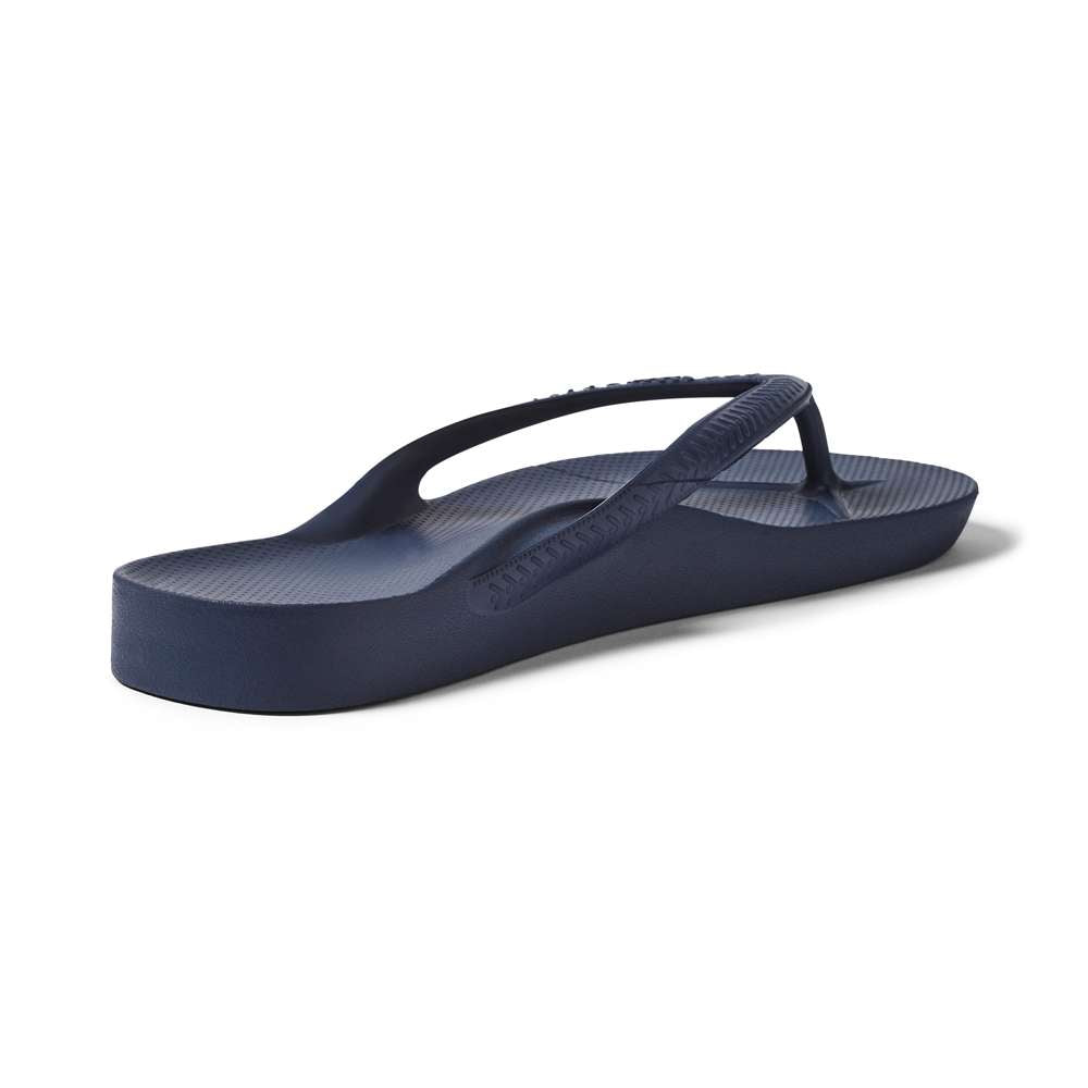 Arch Support Thongs - Navy