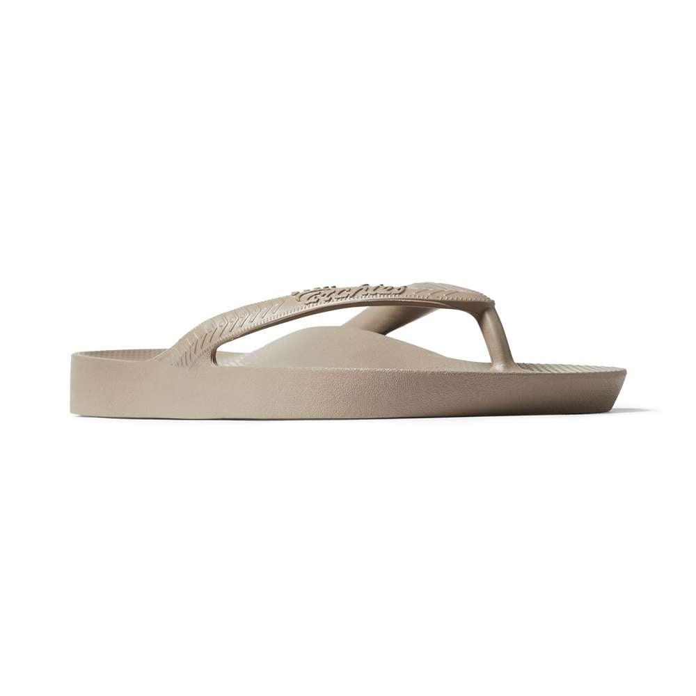 Arch Support Thongs - Taupe