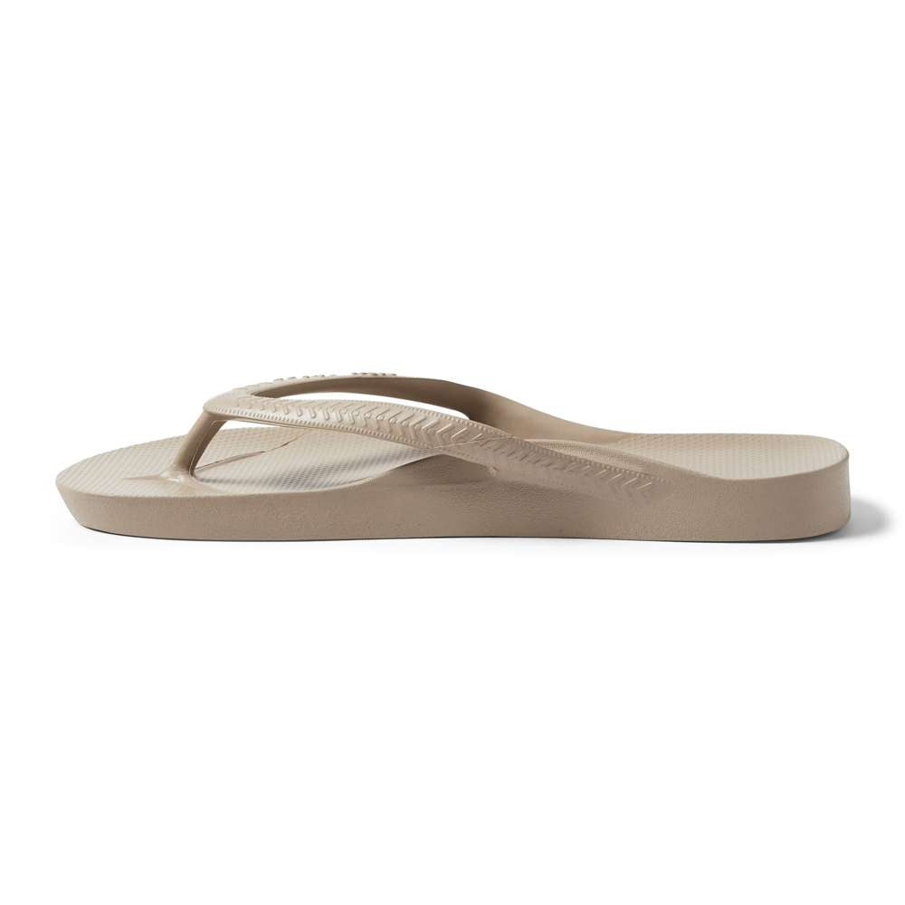 Arch Support Thongs - Taupe