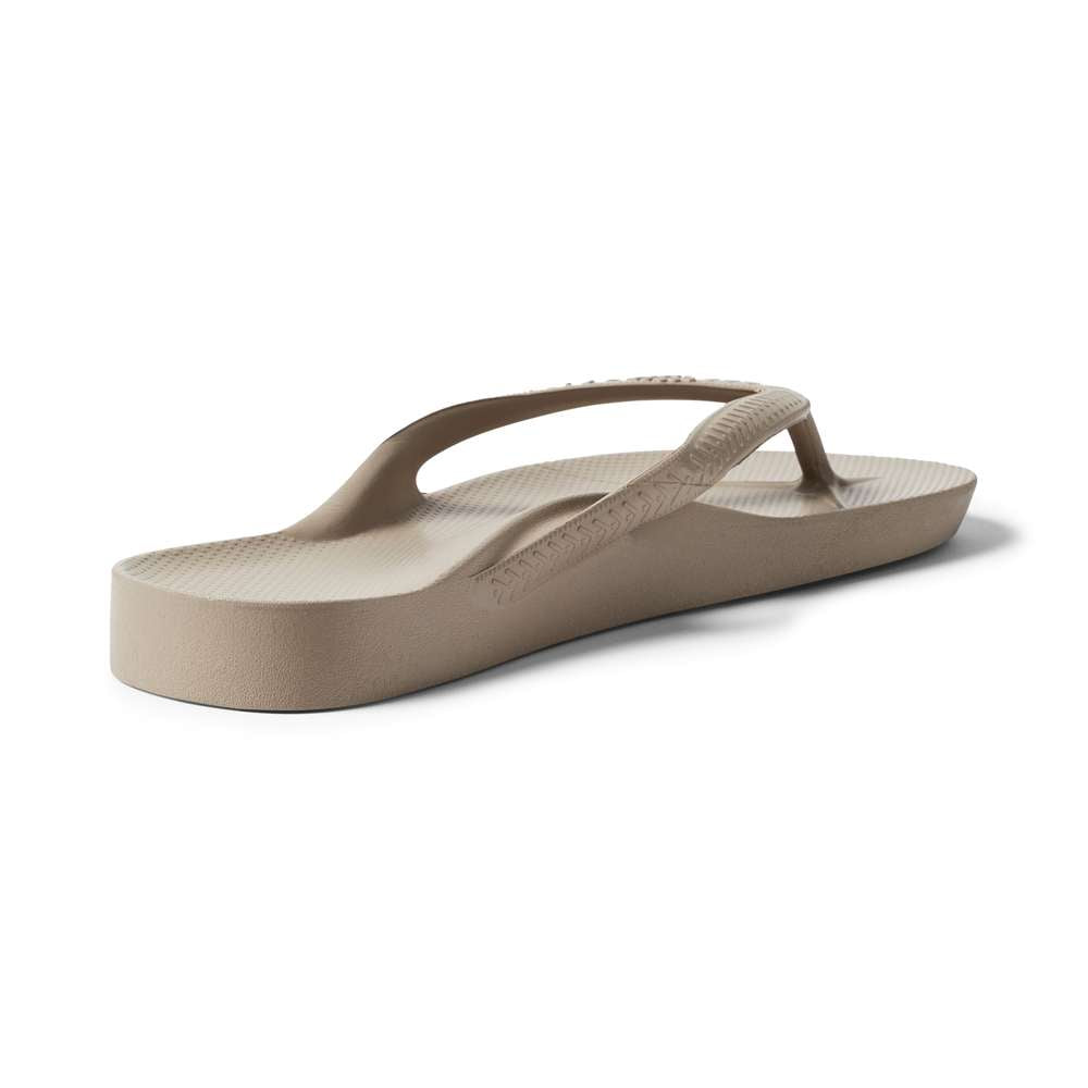 Arch Support Thongs - Taupe