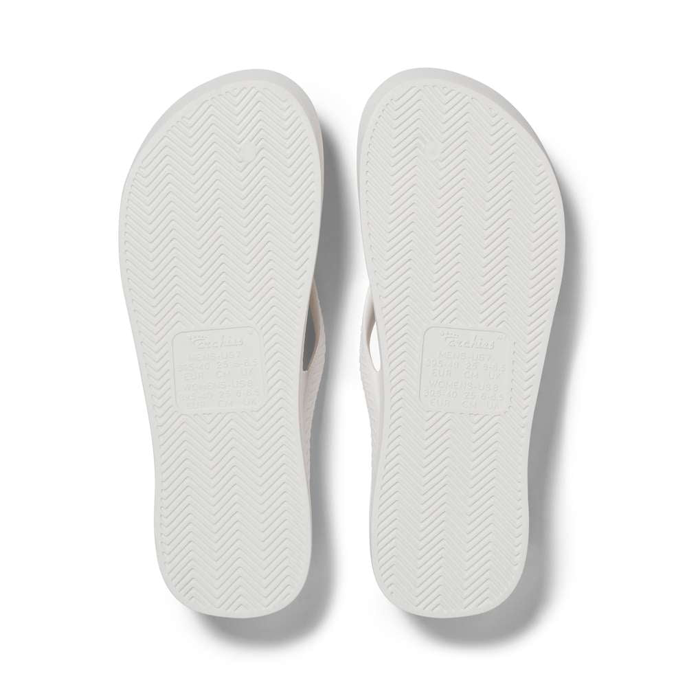 Arch Support Thongs - White