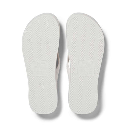 Arch Support Thongs - White