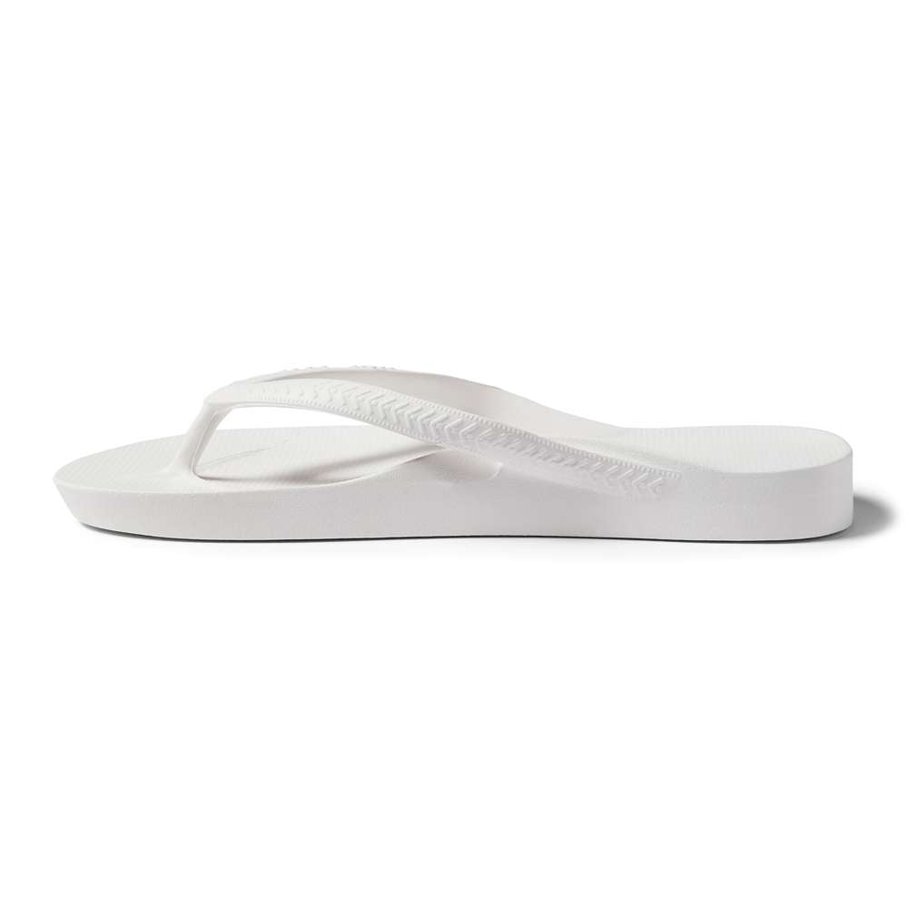 Arch Support Thongs - White