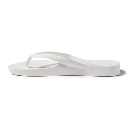 Arch Support Thongs - White