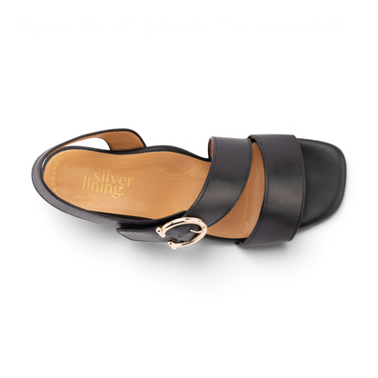 Audley Block Heel - Black