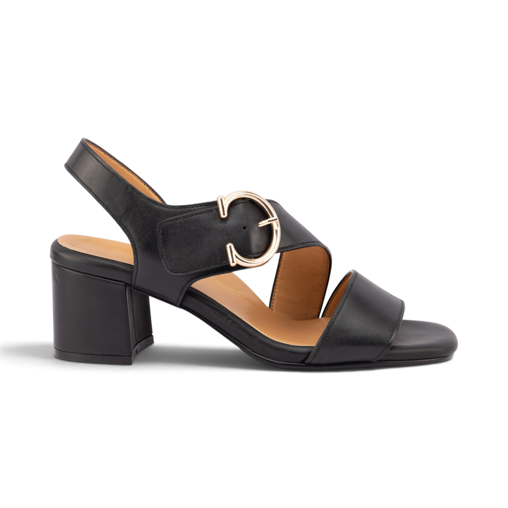Audley Block Heel - Black