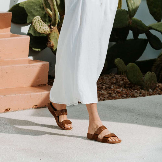 Lifestyle image for Avoca Slide - Bronze Rhines Stone