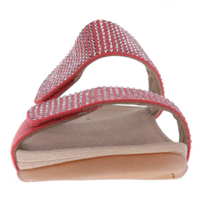 Avoca Slide - Coral Rhinestone