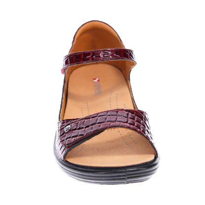 Bali Closed Heel Sandal - Red Croc
