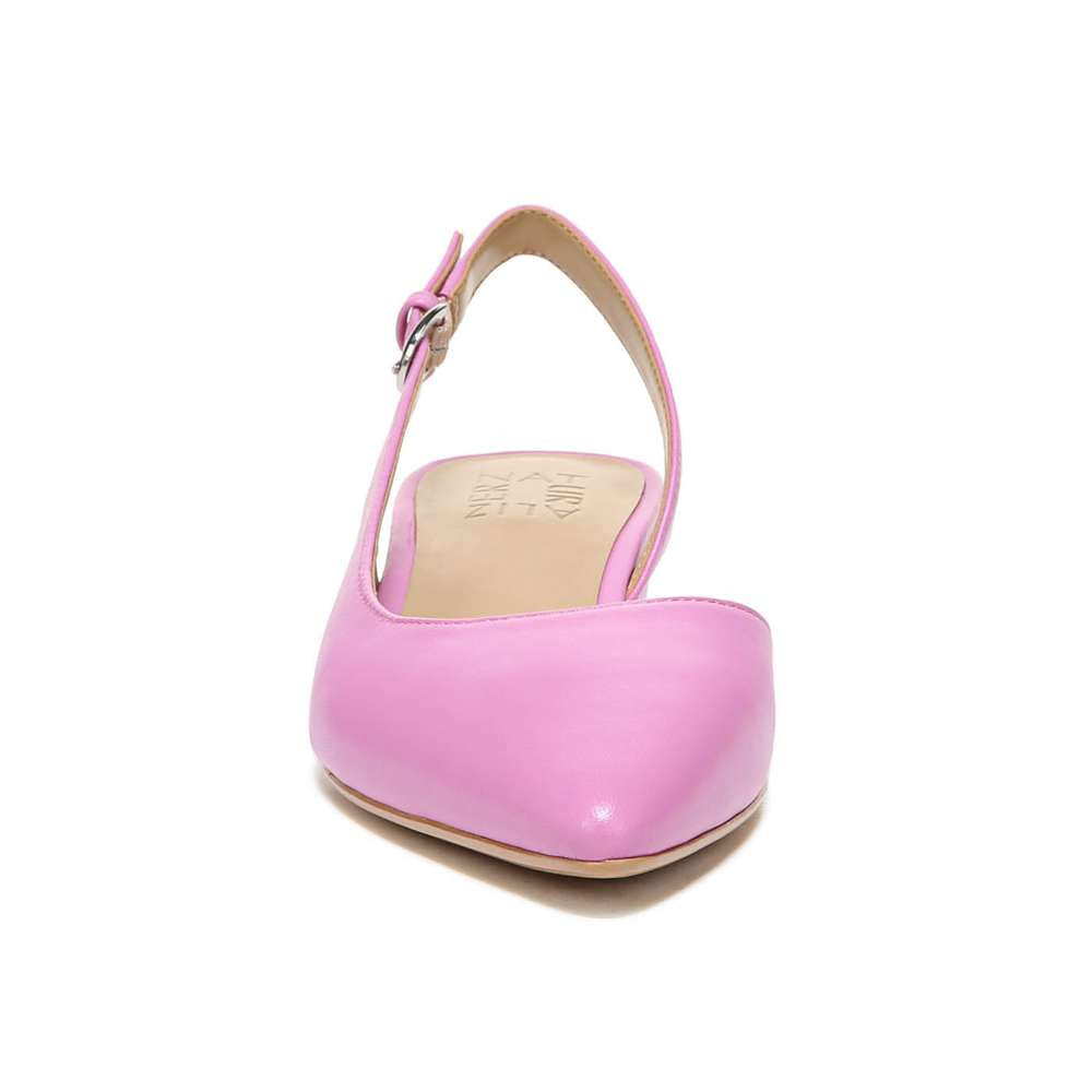 Banks Slingback Heeled Sandal - Wild Rose Leather