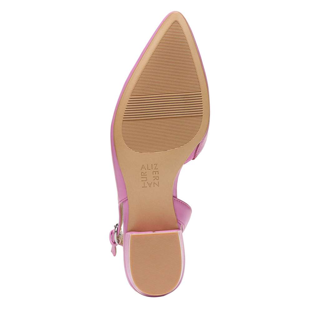 Banks Slingback Heeled Sandal - Wild Rose Leather