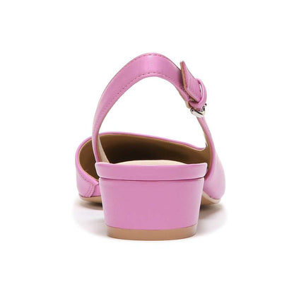 Banks Slingback Heeled Sandal - Wild Rose Leather