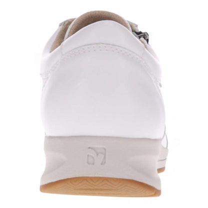 Boston Zip Casual Sneaker - White Perf