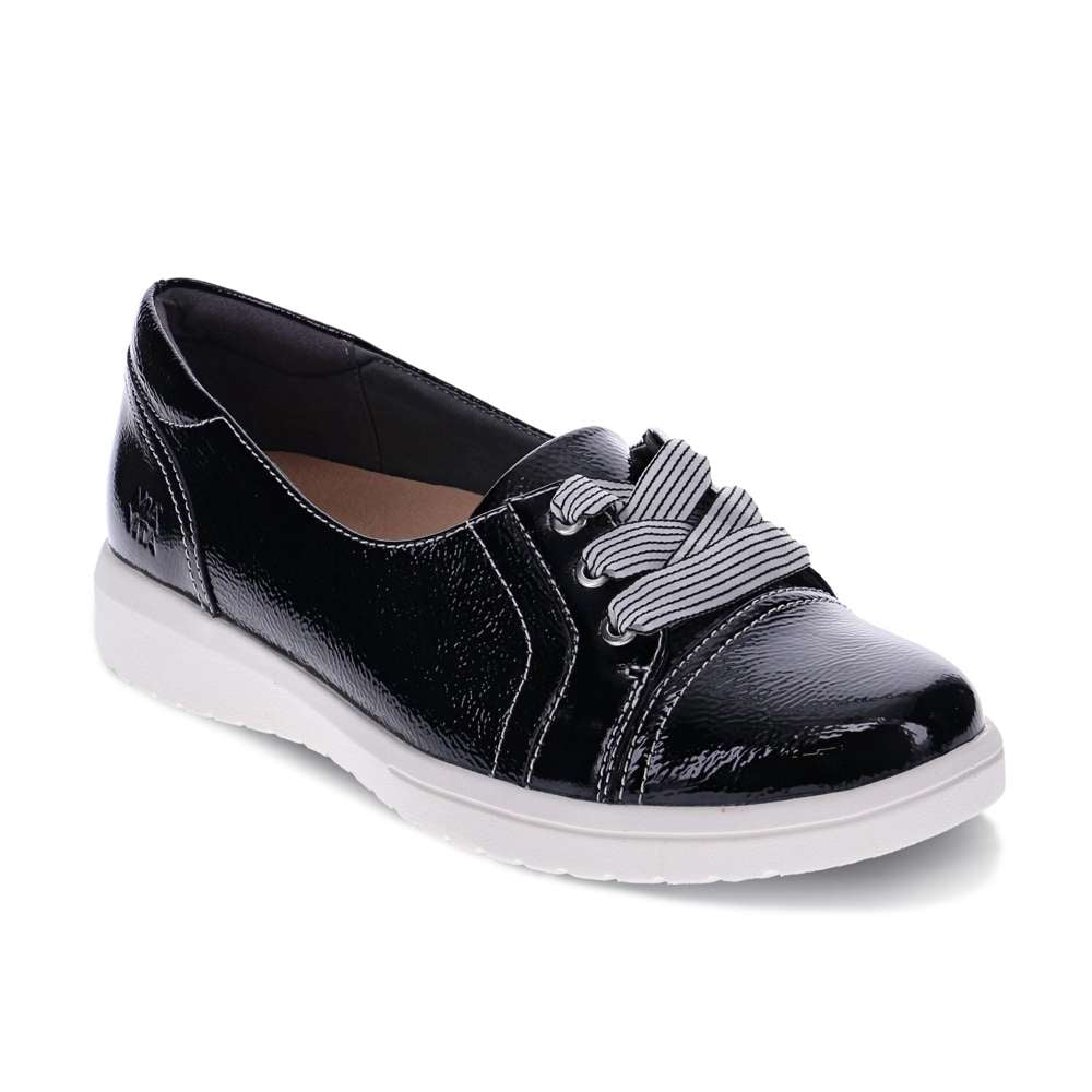 Bridgette II Casual Sneaker - Black Patent