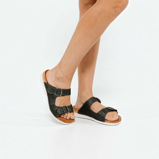 Lifestyle image for Brighton Slide - Black Linen