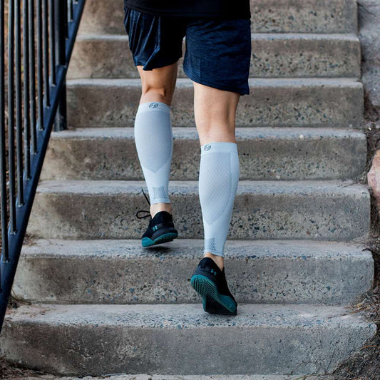 Lifestyle image for Sports Calf Compression Sleeve (CS6) - Grey