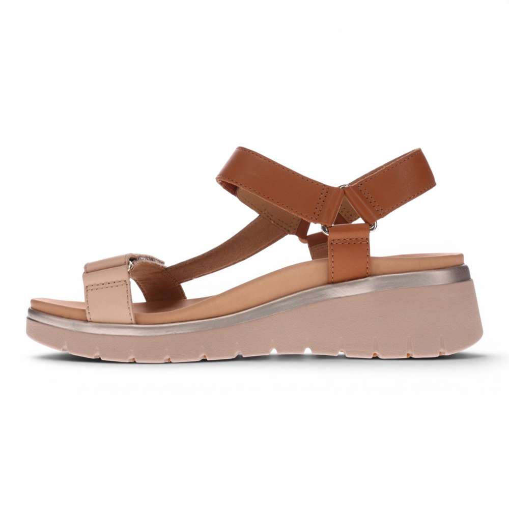 Candice Sandal - Tan Multi