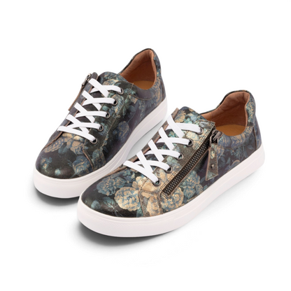 Cara Floral Casual Sneaker - Blue