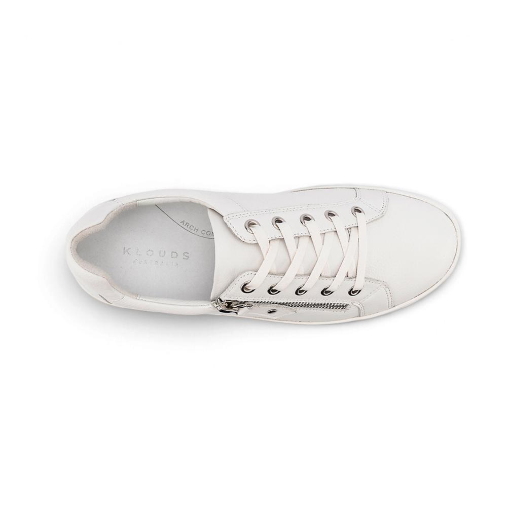 Cara Pebble Casual Sneaker - White