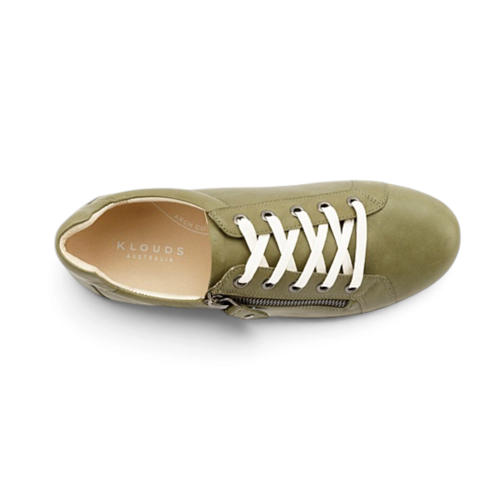 Cara Plain Casual Sneaker - Khaki