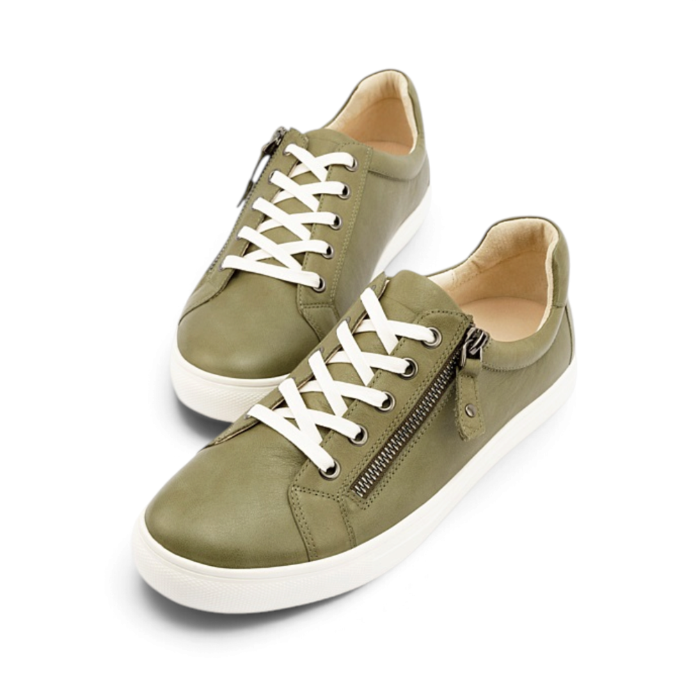Cara Plain Casual Sneaker - Khaki