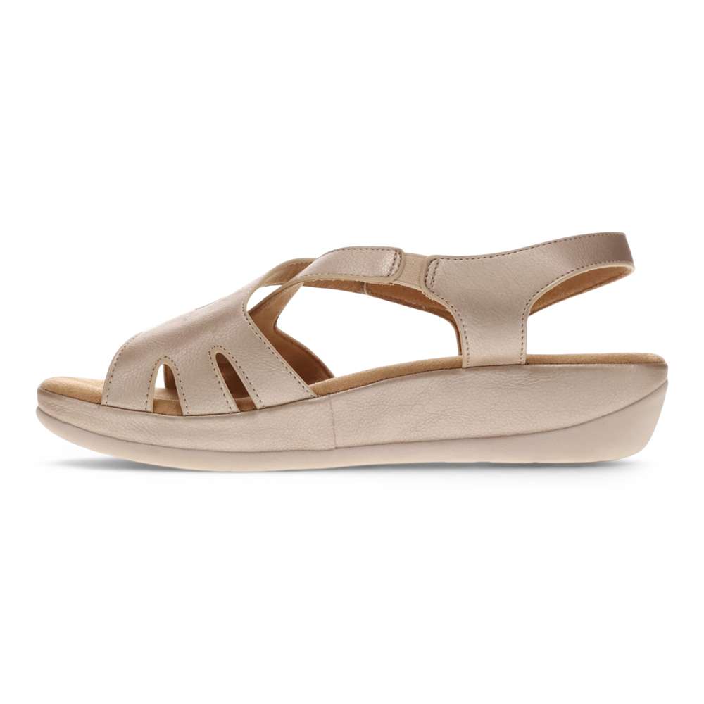 Casey Adjustable Sandal - Soft Gold